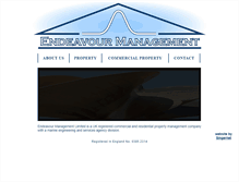 Tablet Screenshot of endeavourmanagement.com